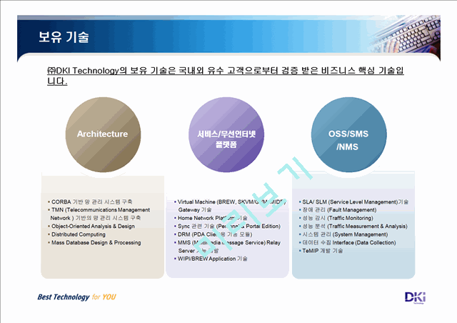 [회사소개서] 네트워크 기반 시스템 구축 및 모바일 서비스- DKI Technology Inc   (10 )